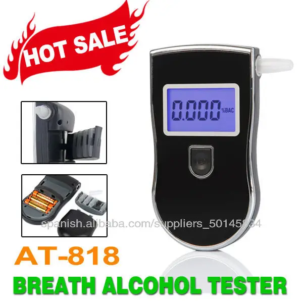 Recyclable Portable Alcohol Breath Tester with LCD Digital Screen 10 Mouthpieces and 1 Store Bag Semiconductor High Accurate Measurement Alcohol Tester with 3 Conversion Units OKVOR Breathalyzer 
