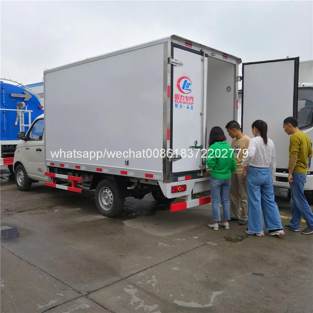 Foton V1 EURO 5  Small Refrigerated Truck for Fresh Vegetables and Fruits Transport in Chile