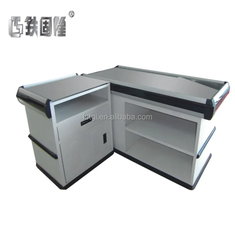 Supermarket Check Out Counter Tables Cashier Factory Direct Price ...