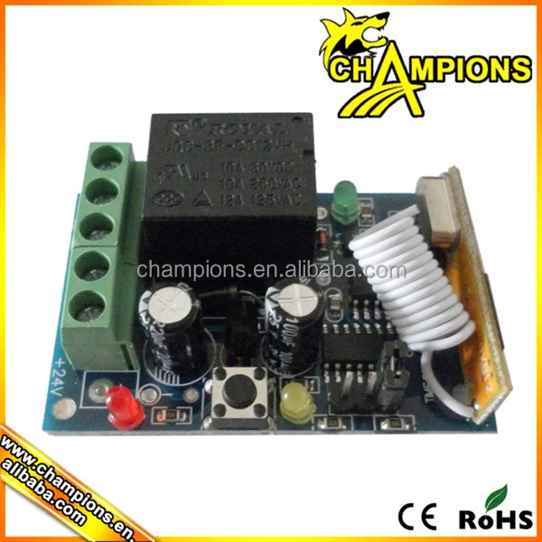 Одноканальный DC 12 В 10A реле приемник беспроводной пульт дистанционного управления переключатель