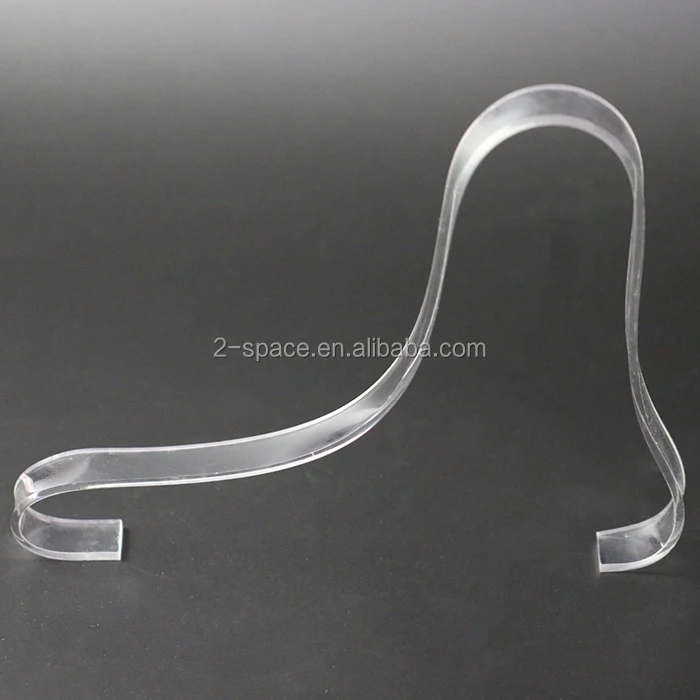 acrylic shoe display sandal insert clear plastic stand retail storage ex display 