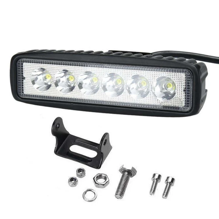 Cheap DRL 18W Led Light Bar Factory Vehicle Work Light 12V