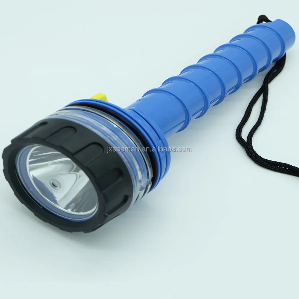 Source Scuba Dive Diving LED Flashlight Torch 50m Underwater Waterproof Submarine Light Fishing Handheld on m.alibaba.com