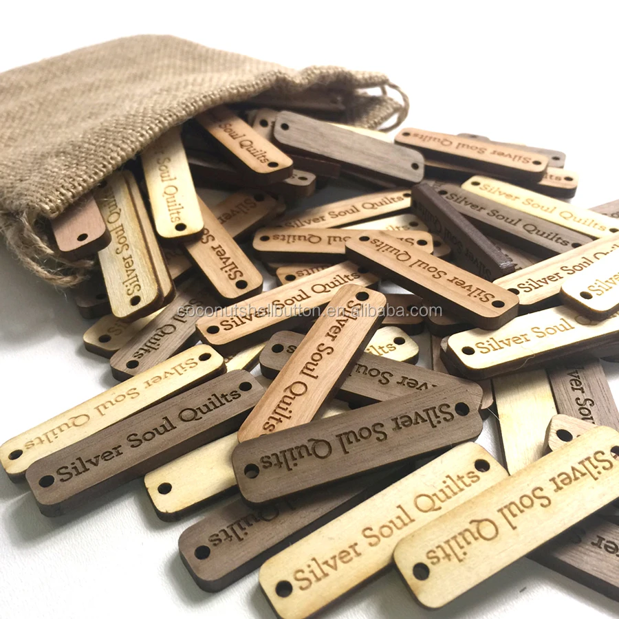 Handicraft Personalised Wooden Custom Brand Label Name Label Hang Label Hang Tags