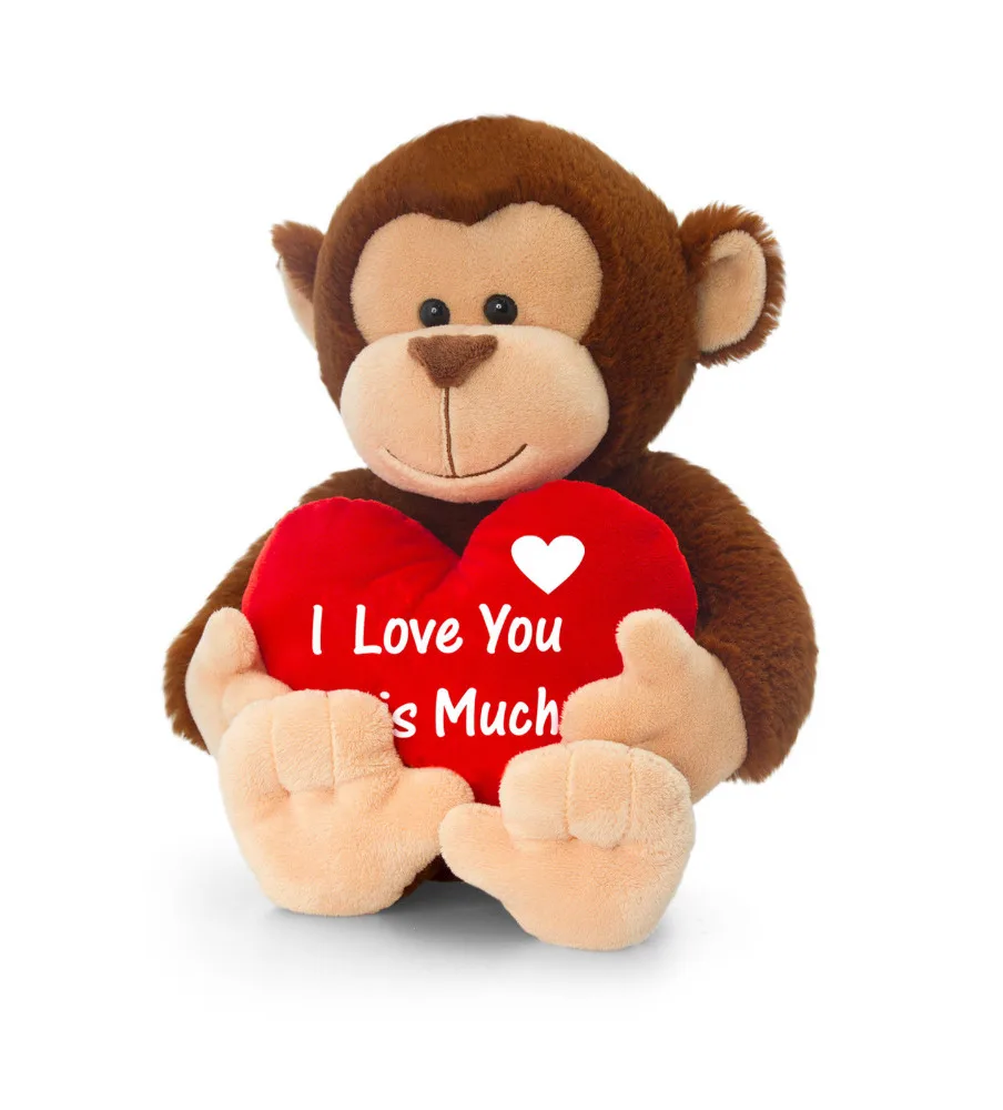 Cute Design Wholesale Cheap I Love You Red Heart Brown Softer Pv Plush Valentine Animal Monkey Buy Plush Valentine Monkey Plush Valentine Cheap Plush Valentine Product On Alibaba Com