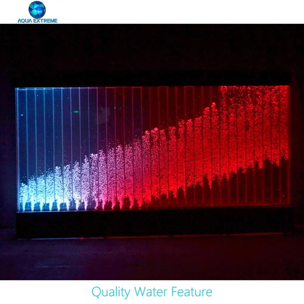 H5ft X W8ft   Programmable Bubble Wall. Window Type Installation