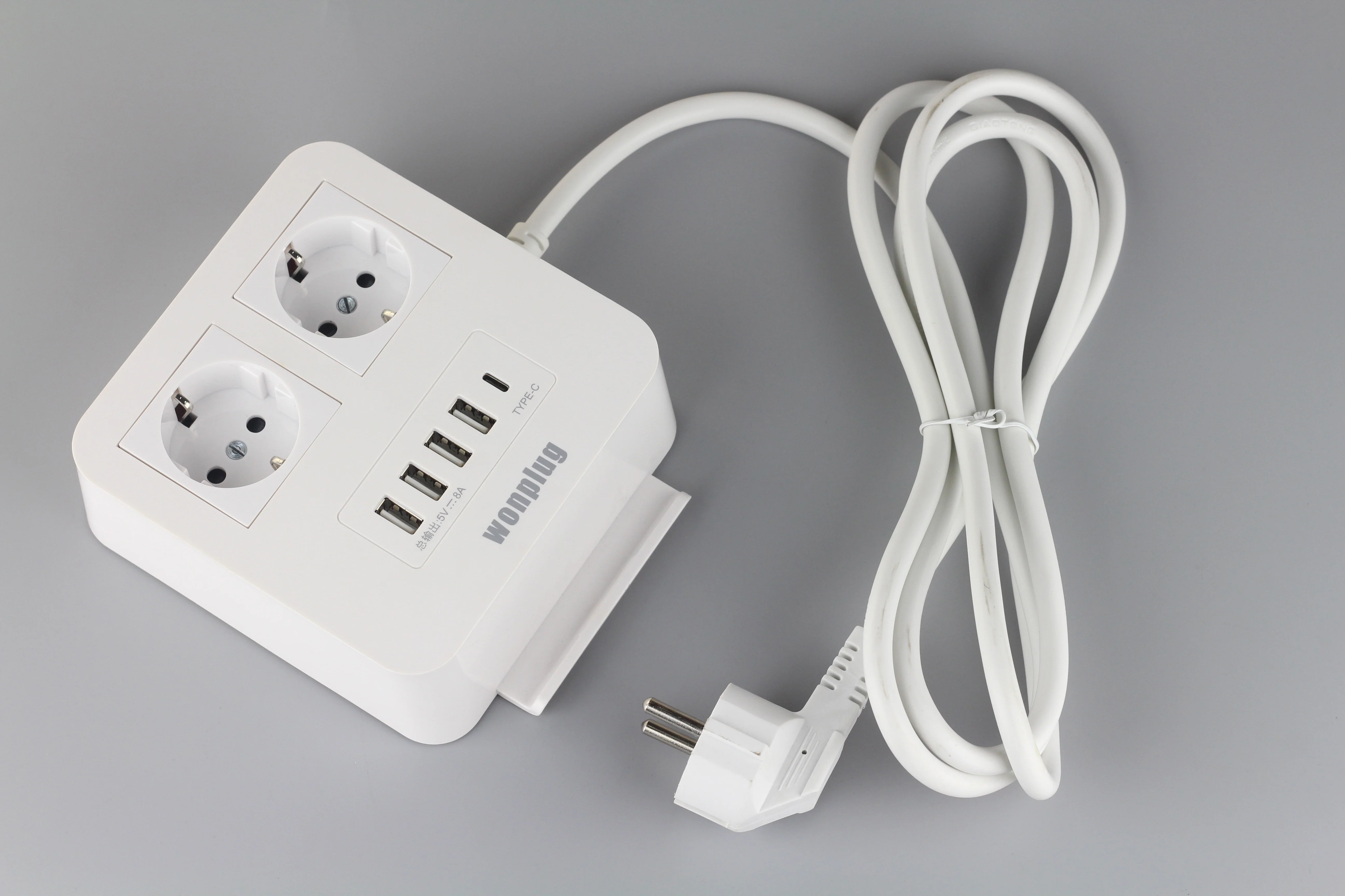 
 Быстрое зарядное устройство с 2 портами USB type-C, 2 портами на китайском/британском/европейском языках, дорожный удлинитель с usb-разъемом  2 USB type C быстрое зарядное устройство 2 китайский/Великобритания/ЕС розетка для путешествий конверсионный уд