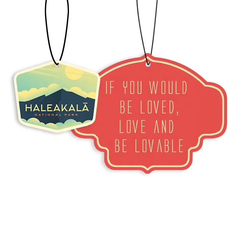 
Пользовательские высокое качество хороший запах висит бумага unsceted автомобиля освежитель воздуха заготовки 