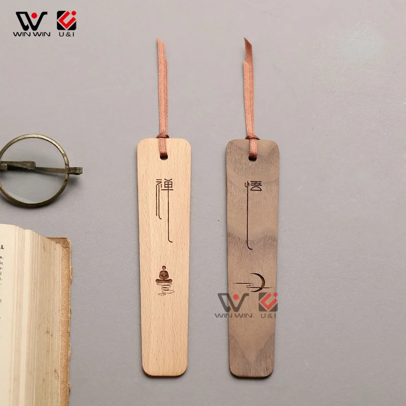 Bulk Personalized Wooden Bookmarks Engraved Wood Bookmarks