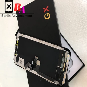 New version GX hard oled mobile phone lcd display replacement for iPhone X lcd with touch screen completed