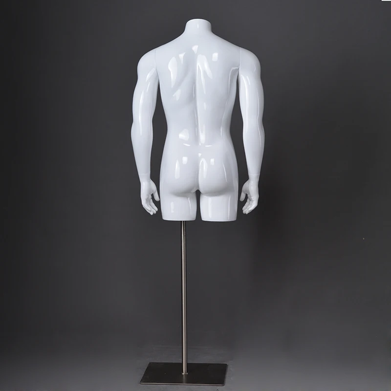 12er Pack Schwarze Mnnliche Krperform Schaufensterpuppen-Torsos   Hngend, Kleiderbgel Inkl.