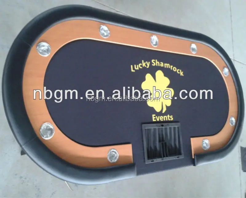 84-дюймовый складной на железной ноге суконный покерный стол с тепла сублимации изготовленная заказ Печать