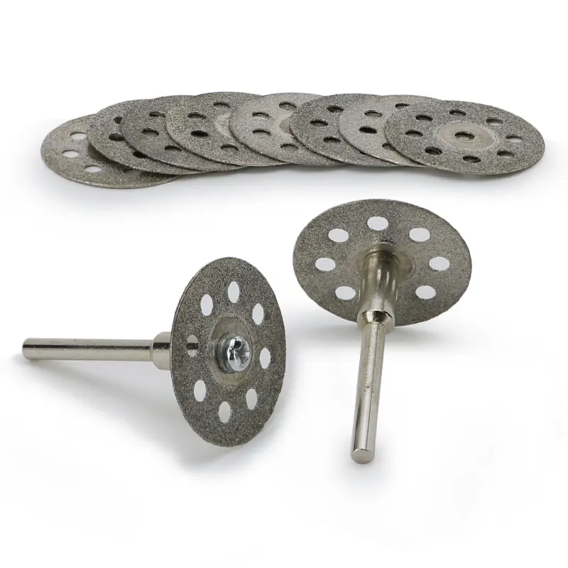 
 12 шт. Мини Алмазный шлифовальный круг пила Циркулярный режущий диск для вращающегося инструмента Dremel алмазные диски лезвия электроинструменты аксессуары  