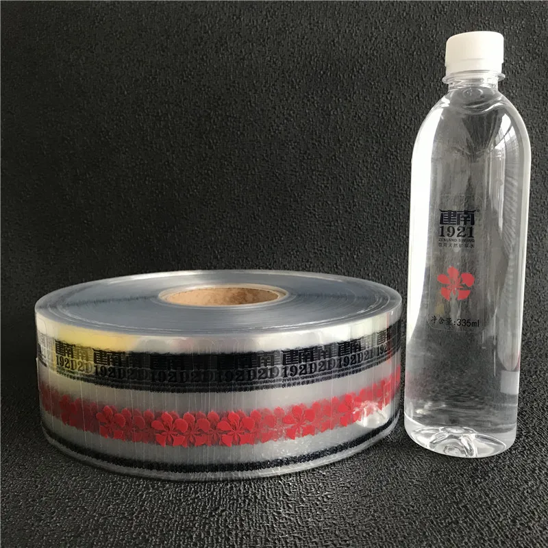 Source Etiquetas adhesivas transparentes impresas personalizadas para botellas de plástico
