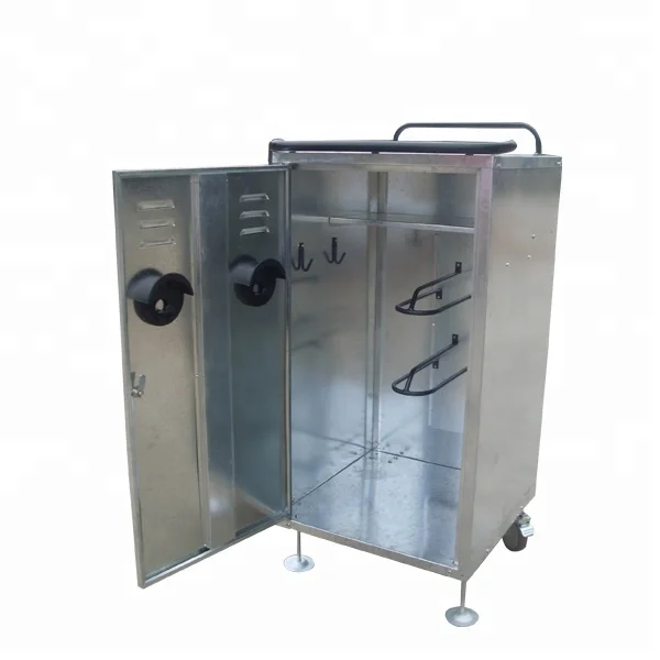 Mobile Powder Coated Portable Horse Saddle Box Tack Box Locker With