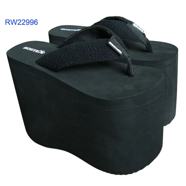 RW22996 Height EVA Outsole Material and Flip Flops Style Lady Platform Beach Sandals