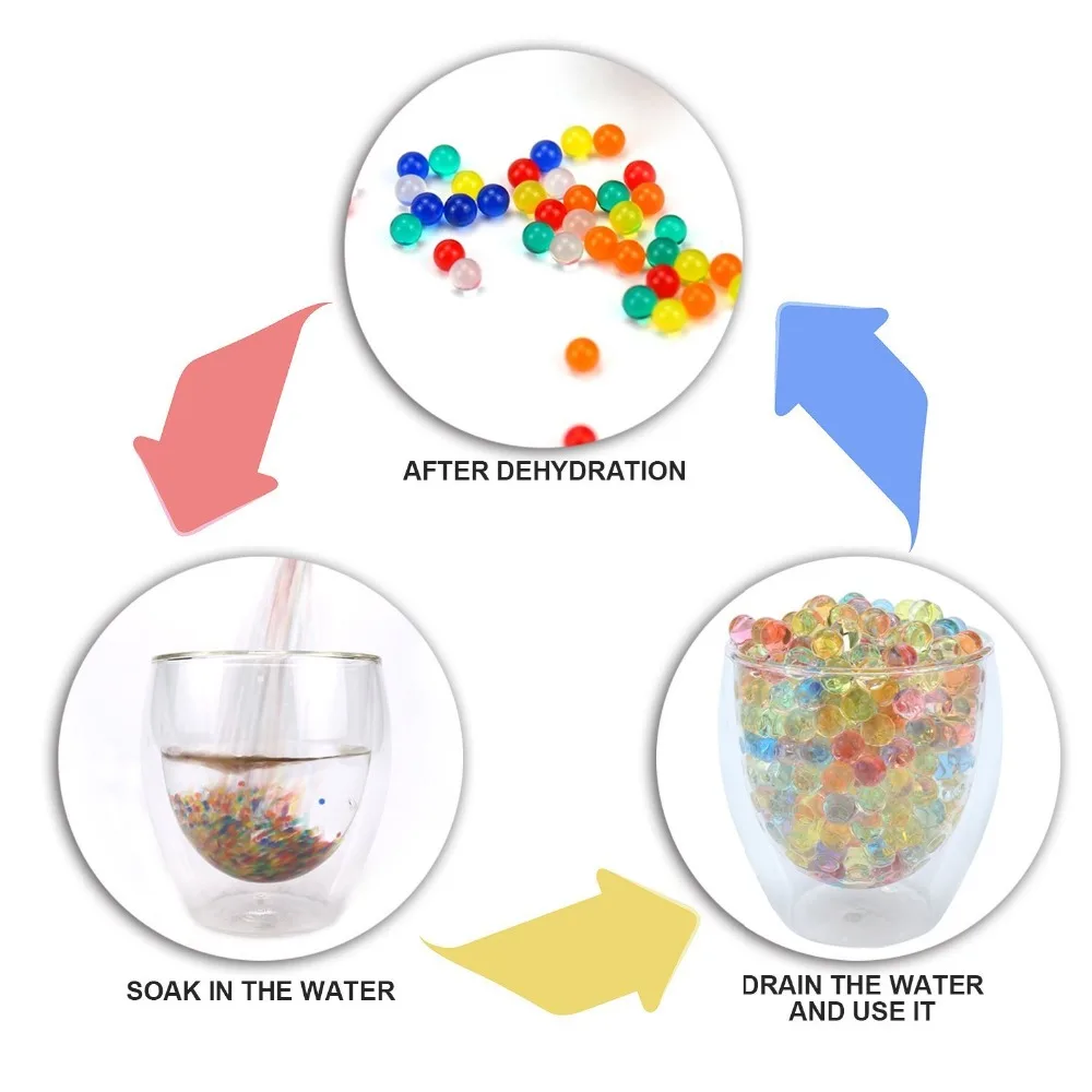 
 Summer toy Crystal soil In Promotion Magic Water Beads For Decoration  