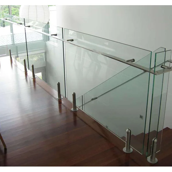 Modern Indoor Stainless Steel Spigot Banister Rail Fashion Balcony Spigot Glass Baluster Railings manufacture