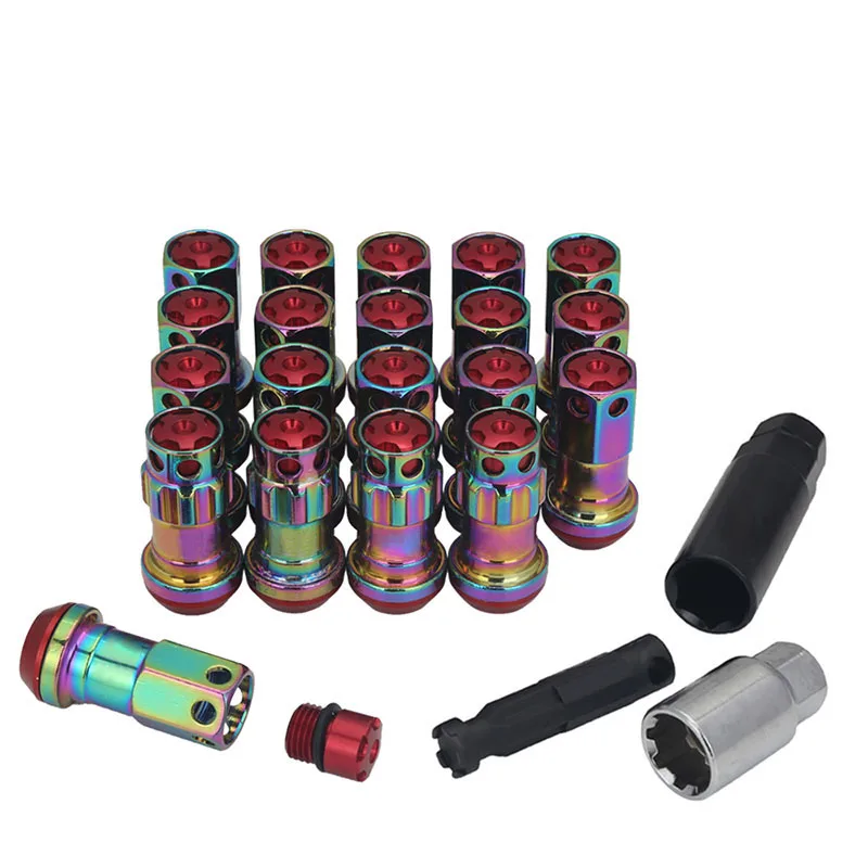 Aftermarket Open Ended Racing Wheel Locking Nut,Universal Steel