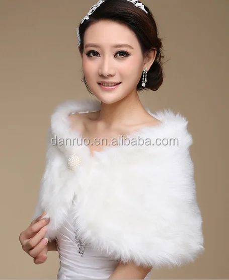 Чемпион/слоновая кость накидка из искусственного меха пальто шерстяной свадебная