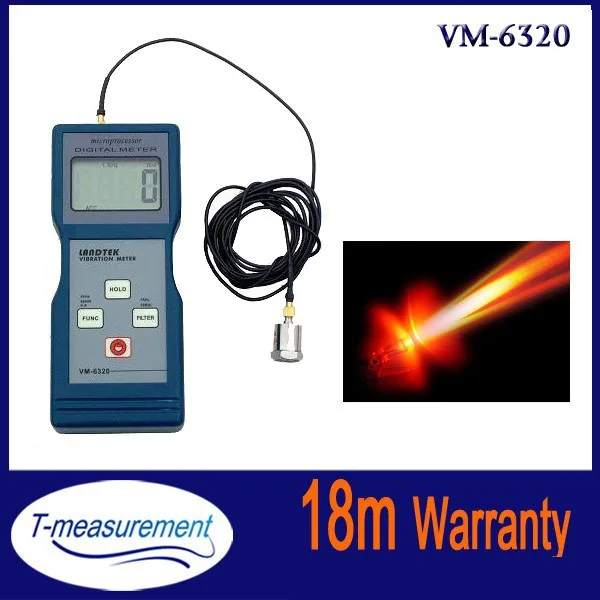 Taijia VM6320 Digital Vibration Meter, Vibration Sensor Machine, Vibration Analyzer Hour Meter Vibration Meter Price Portable