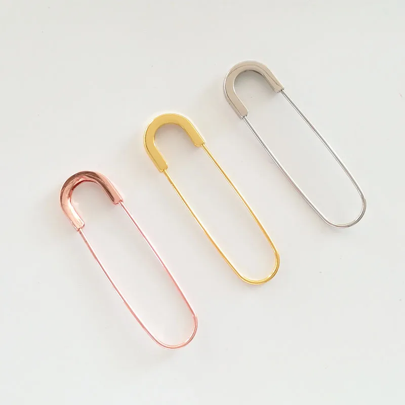 Модная декоративная гигантская безопасная булавка с круглыми катушками