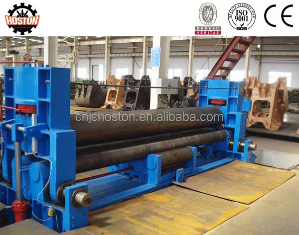 
HOSTON 4 рулонный гибочный станок, сверхмощный станок для прокатки стальных пластин, верхний ролик, универсальный 4-рулонный гибочный станок, цена 