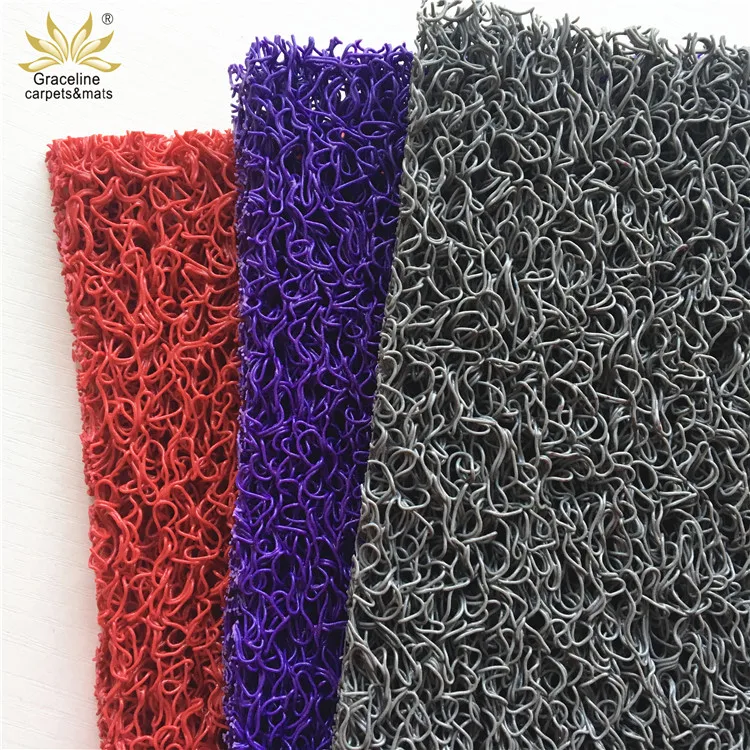 Quality Guarantee Popular Custom Design Pvc Coil Mat Roll Noodle Mat Floor Mat
