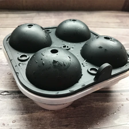 Оптовая продажа Большой пищевого класса BPA бесплатно пищевой многоразовые 2,5 дюймов Круглая силиконовая льда ювелирных изделий лоток Сфера чайник Форма для льда мяч