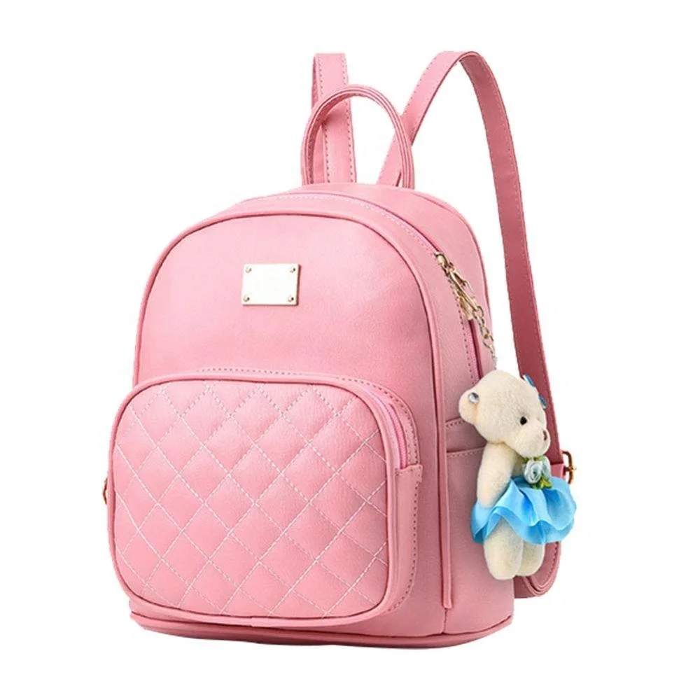 Розовый рюкзак для девочки