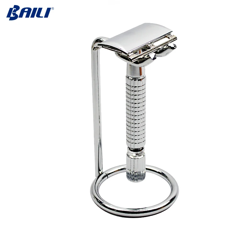 Бритвенные лезвия двусторонние Безопасная бритва металлическая двойная бритва