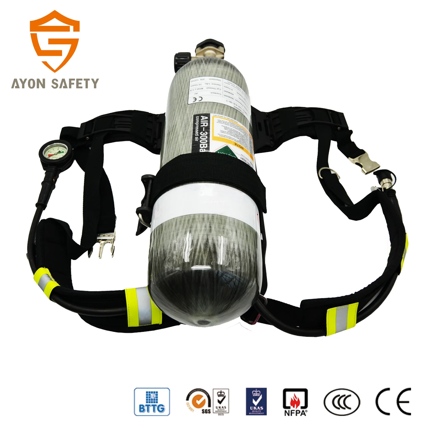 Hot Selling SCBA Anti-Gas Respirator Firefighting Equipment for Fire Rescue