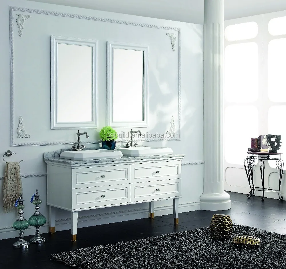 Double Drawers Bathroom Vanity - Mirrorwalla