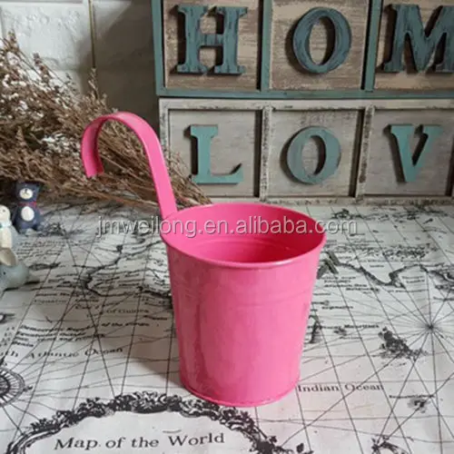Indoor Garden Decorative square Flower Pot with Metal Plant Stand