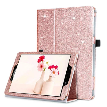Glitter Sparkle Slim Smart Cover Stand Folio Case for Samsung Galaxy Tab S3 9.7 Inch Tablet