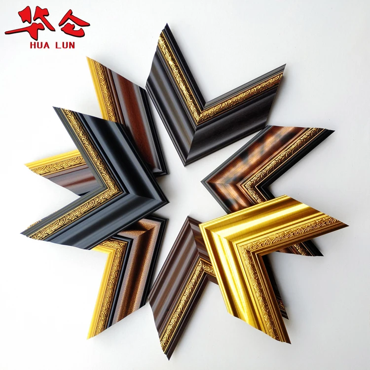 Manufacturers Frame Edge Picture Frame Moulding Importers Suppliers Plastic Frame Classical Embossed Plastic 3.78"wide Guangdong