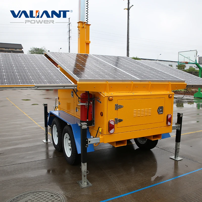 Mobile Solar Trailer Mobile Light Tower Generator Solar Buy Solar