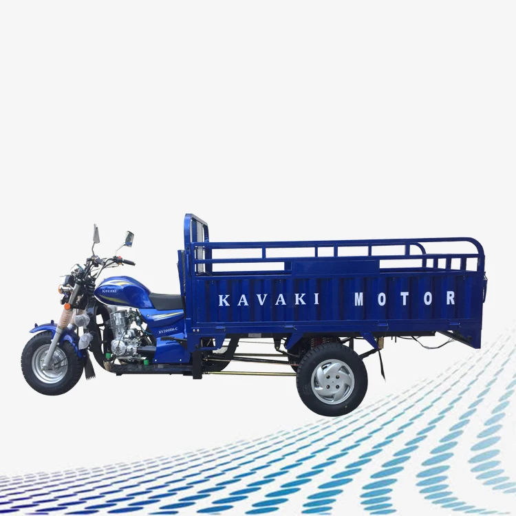 200ccエンジン搭載輸出用三輪車、電動キックスタート式ピックアップ