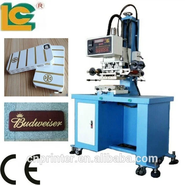 Pneumatic Embossing Stamping Machine for Eye Brow Eye Black Pen Bottle Gold logo