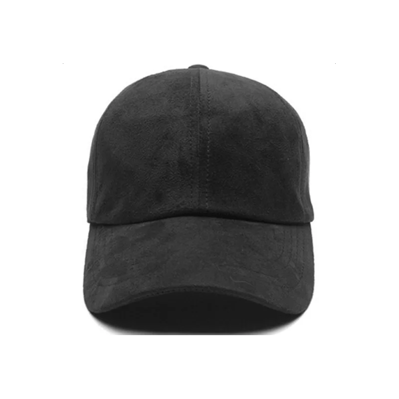 plain black dad cap