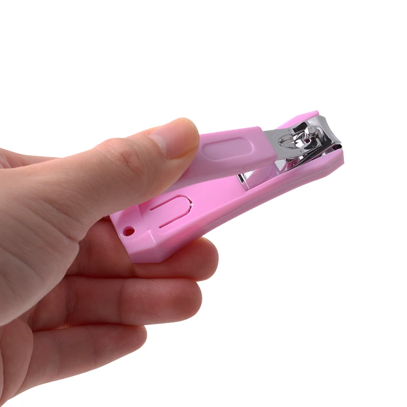 Plastic Nail Clippers Professional Stainless Steel Finger and Toenail Clipper With Hole