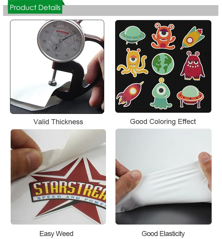 Custom Vinyl Eco Solvent Printable Glossy Vinyl Paper Heat Transfer ...