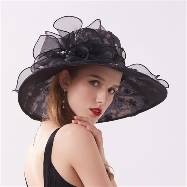 wide brim formal hat