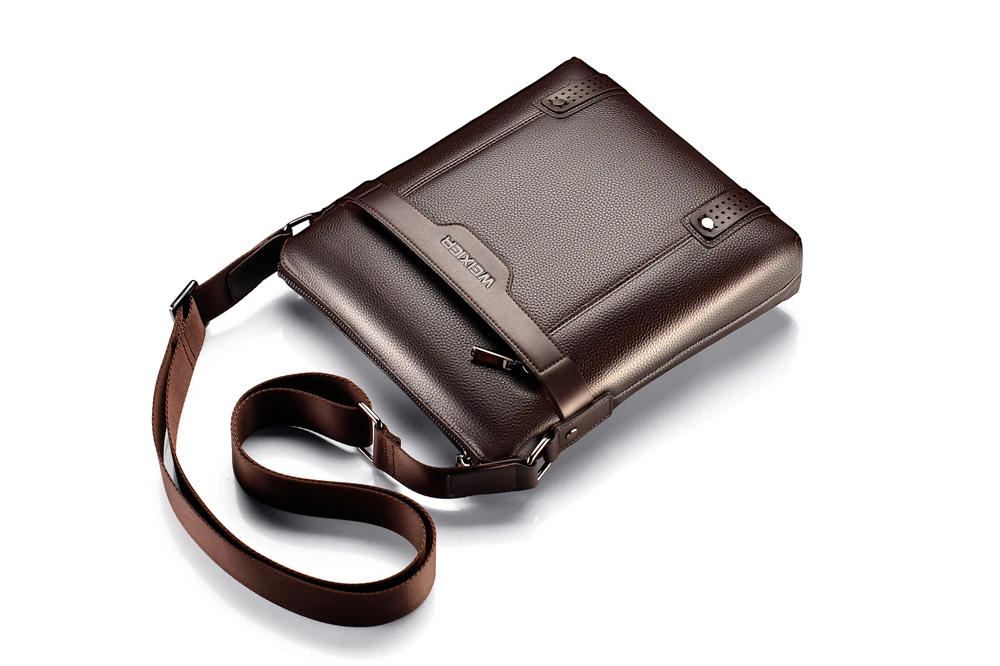 Brand Leisure Style Synthetic Leather Sling Messenger Bag Single Shoulder Bag Men