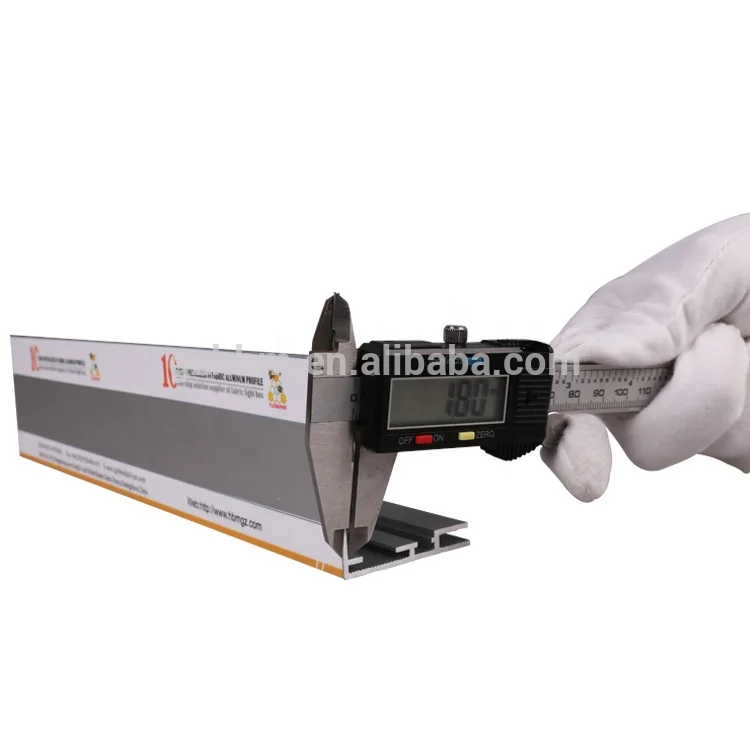 65mm Depth Seg Aluminum Extrusion Profiles Frameless Fabric Lightbox Frame Silver Color  Certified Decorations