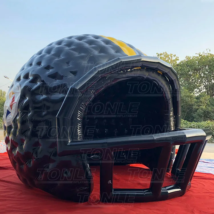 Source customized large 3D inflatable helmet/inflatable football