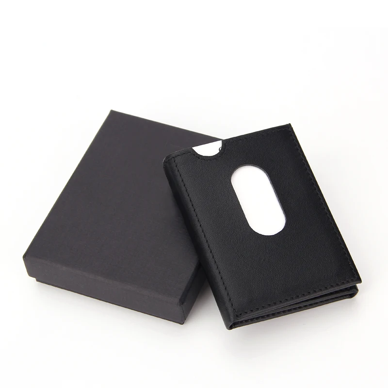 Thumb slide wallet