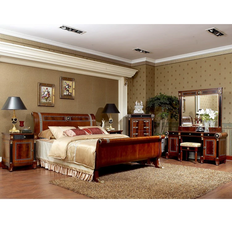 Yb10 Royal Luxury Italy King Size Master Solid Wood Bedroom Furniture Mahogany Hand Made Bedroom Set For Hotel President Room Buy Royal Luxury Italy