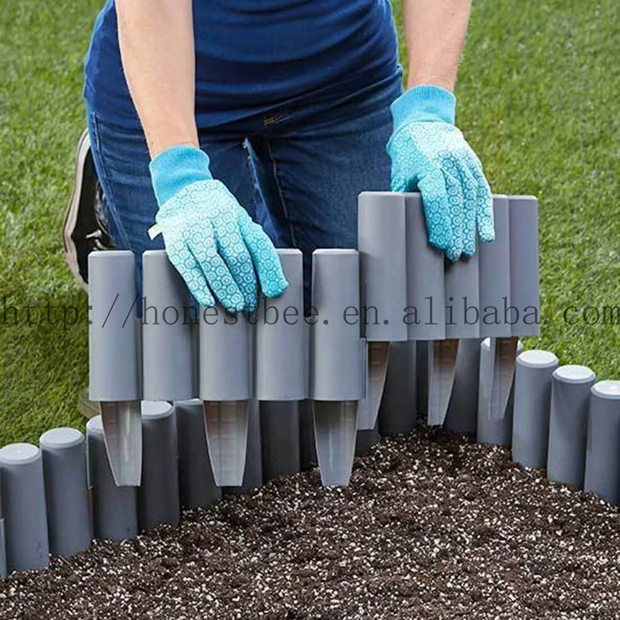 
8 шт частокол ограда палисадник сетка газон пластиковое ограждение для защиты от современного завода границы путь садового ограждения набор 