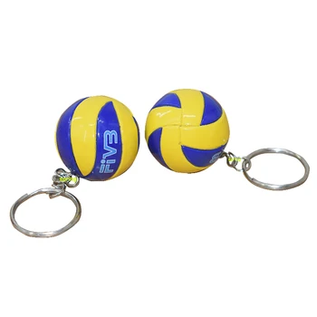 Promotion gift volleyball keychain /ball Key chain / sport fans toy key ring
